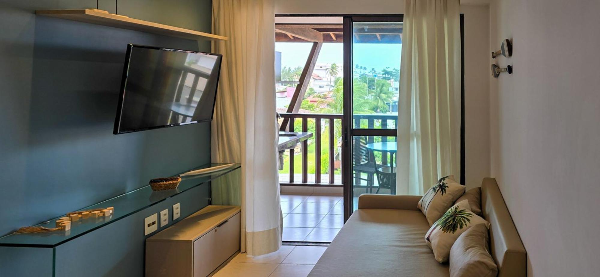 Flat 2qts Em Beira Mar Porto de Galinhas